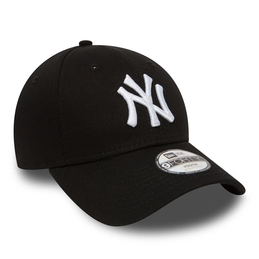 NEW ERA KIDS 9FORTY MLB NEW YORK YANKEES BLACK / WHITE CAP