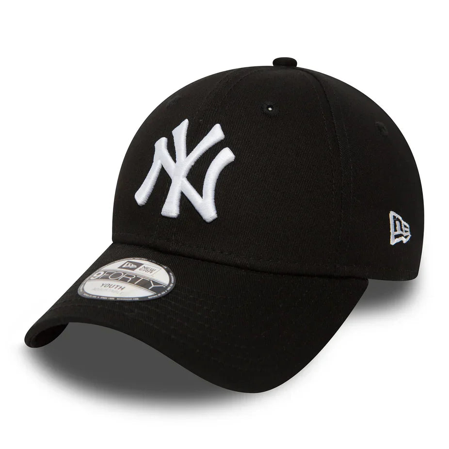 NEW ERA KIDS 9FORTY MLB NEW YORK YANKEES BLACK / WHITE CAP