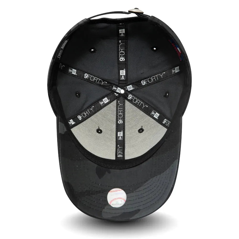 NEW ERA 9FORTY LEAGUE ESSENTIAL NEW YORK YANKEES CAMO BLACK CAP - FAM