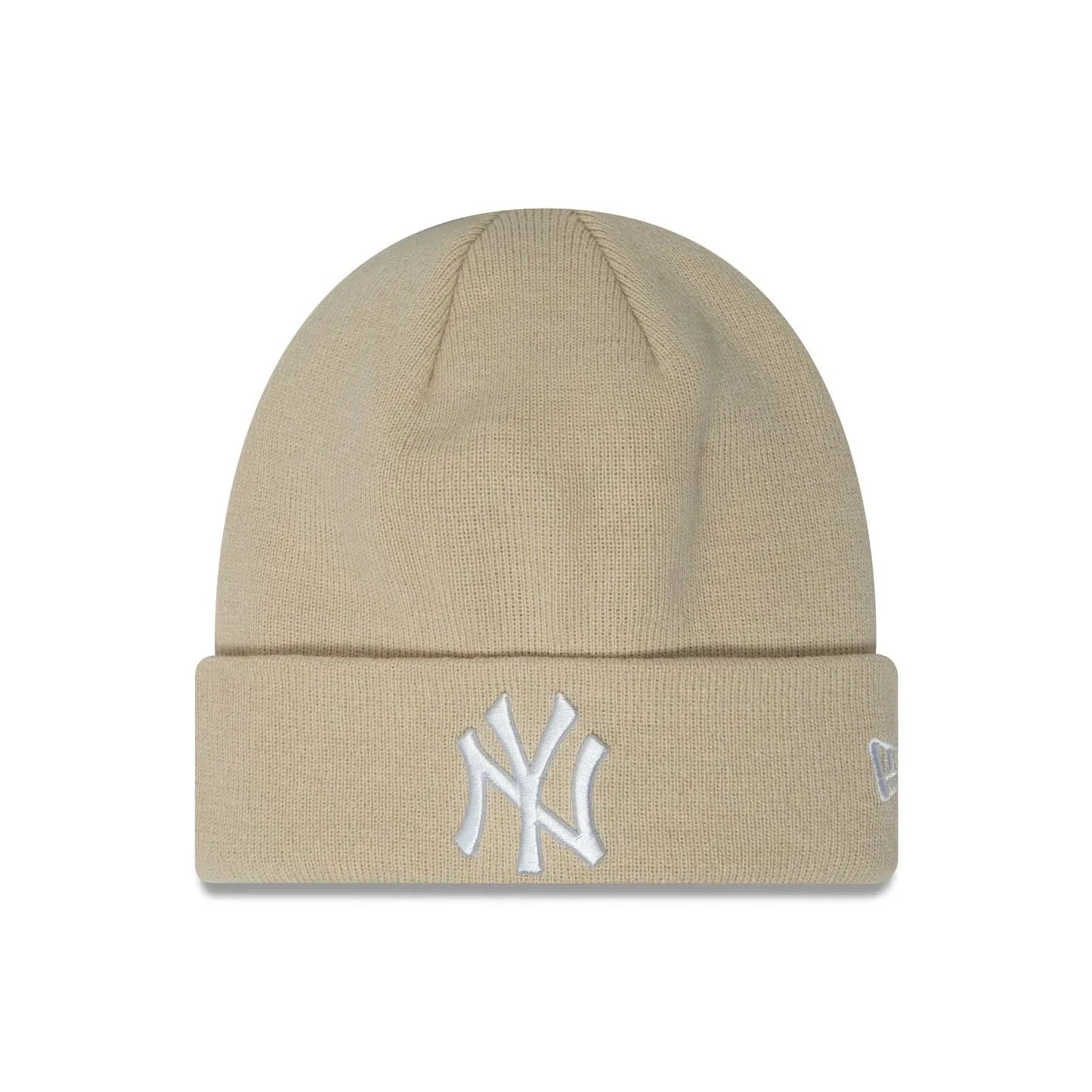 NEW ERA NEW YORK YANKEES ESSENTIAL CUFF BEIGE KNIT - FAM