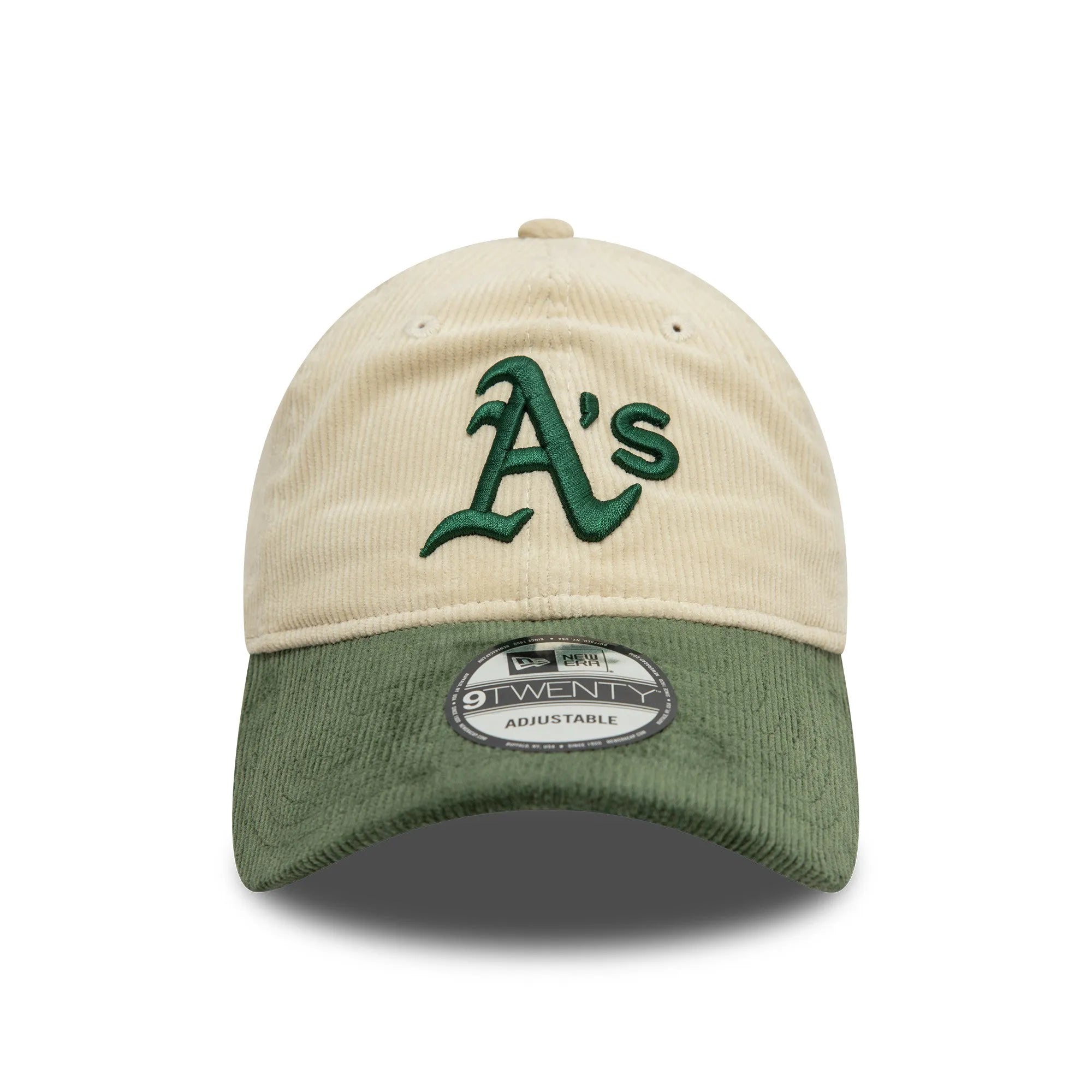 NEW ERA 9TWENTY MLB OAKLAND ATHLETICS BLOCK CORD TWO TONE CAP - FAM