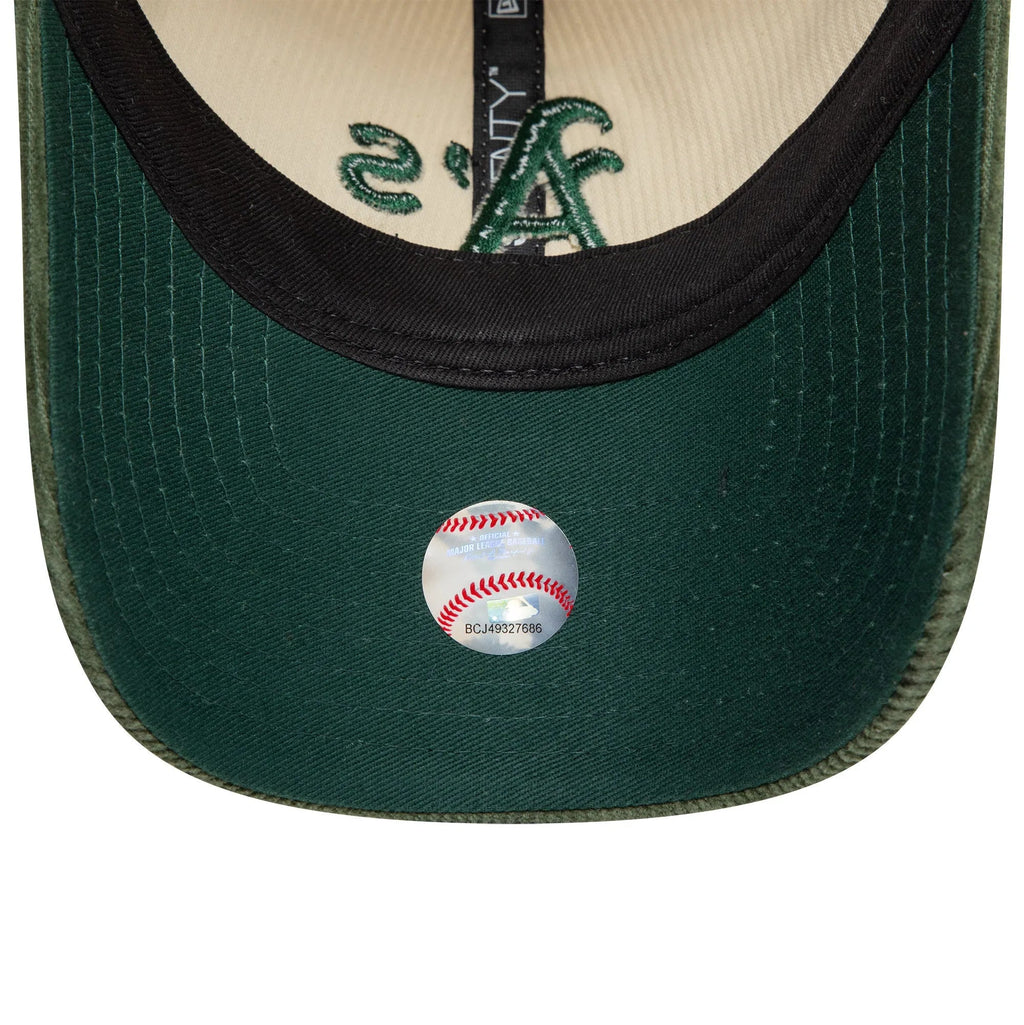 NEW ERA 9TWENTY MLB OAKLAND ATHLETICS BLOCK CORD TWO TONE CAP - FAM