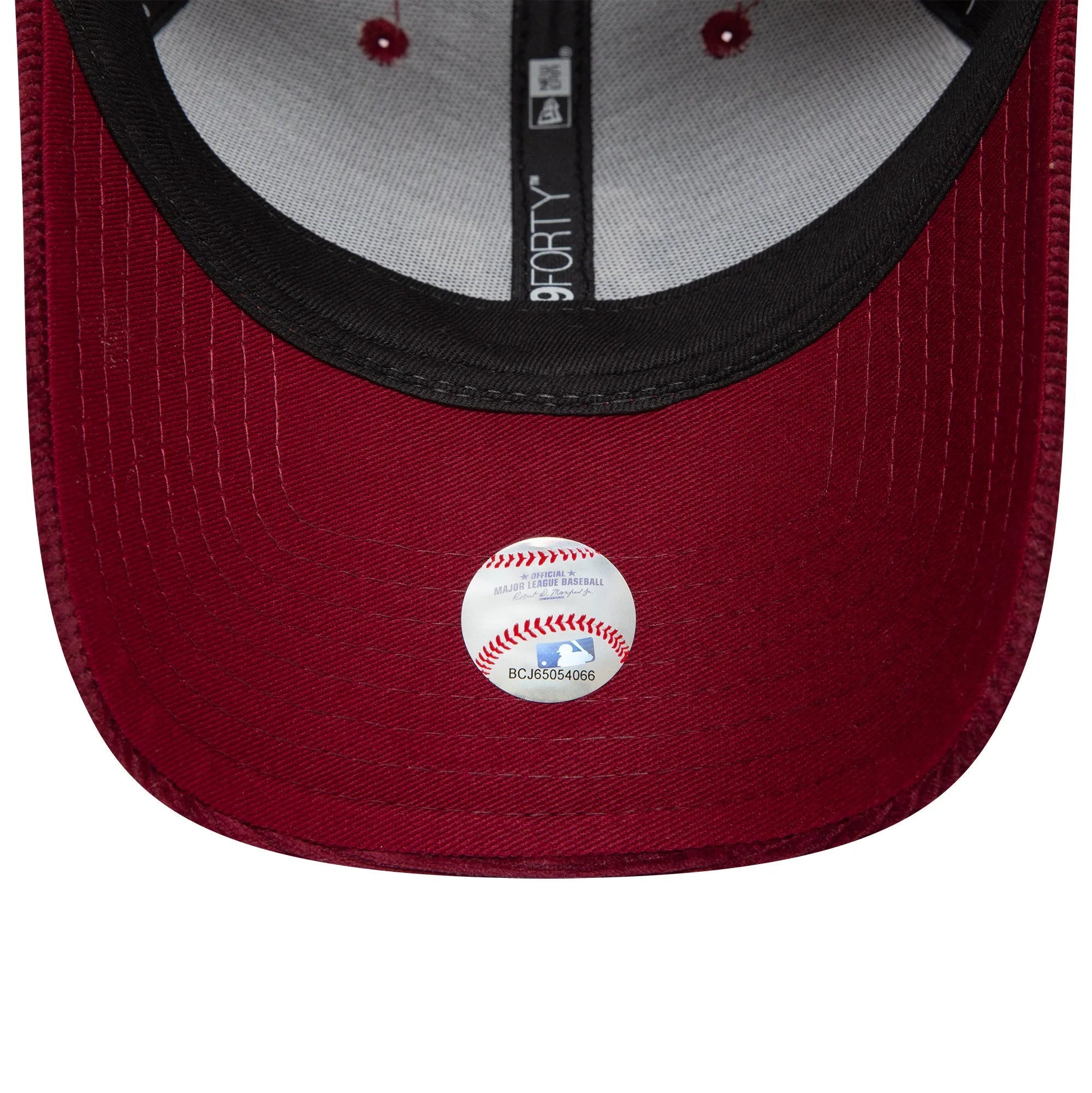 NEW ERA 9FORTY MLB OAKLAND ATHLETICS DARK RED CORD CAP - FAM