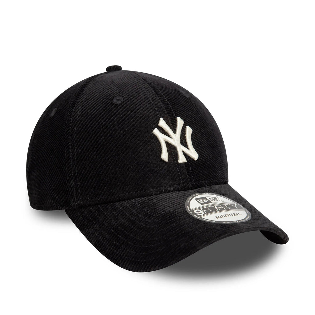 NEW ERA 9FORTY MLB NEW YORK YANKEES BLACK CORD CAP - FAM