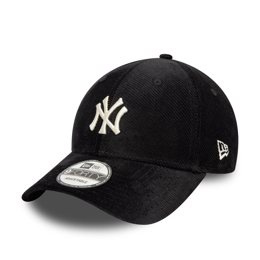 NEW ERA 9FORTY MLB NEW YORK YANKEES BLACK CORD CAP - FAM