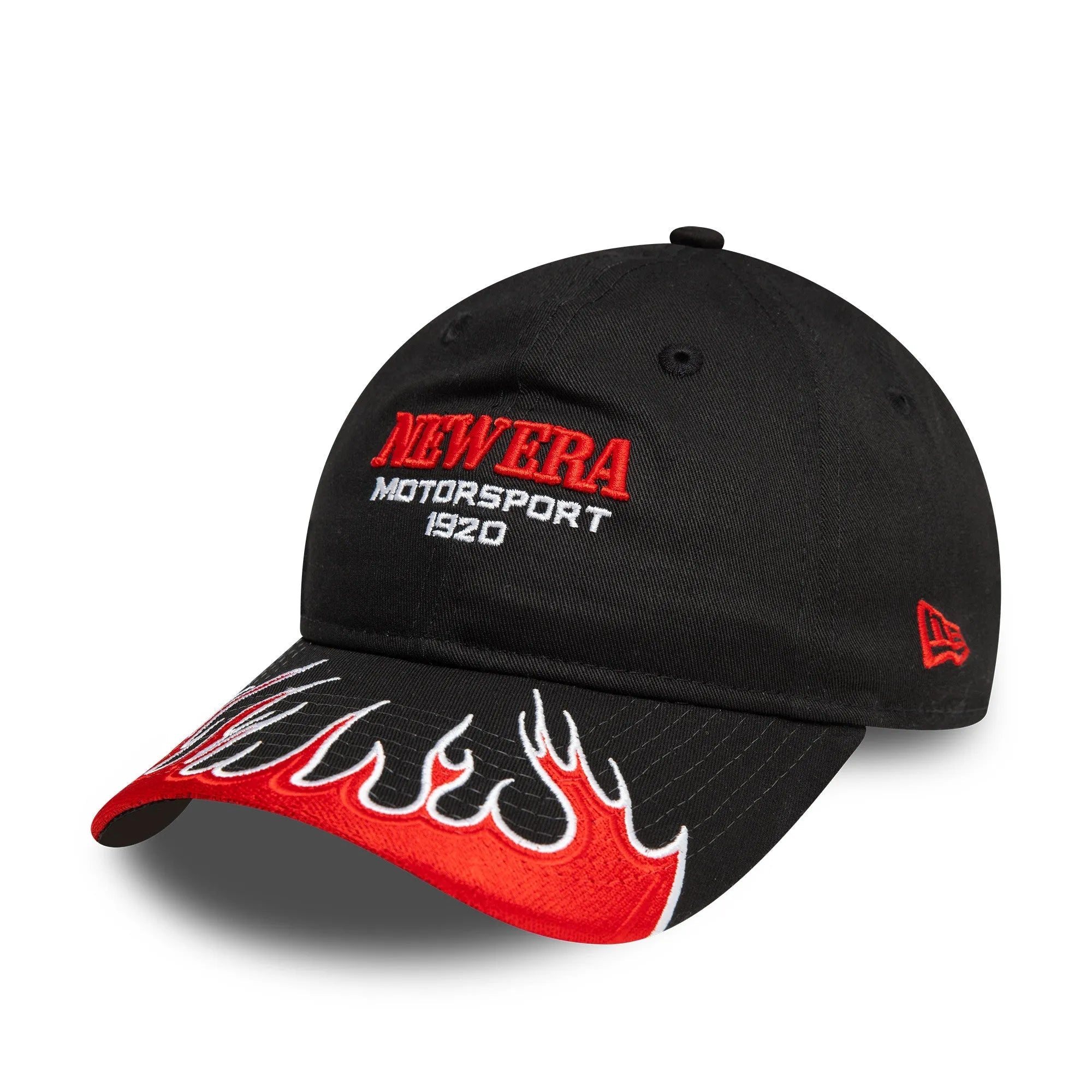 NEW ERA 9TWENTY WMNS NEW ERA MOTORSPORT FLAME VISOR BLACK CAP - FAM