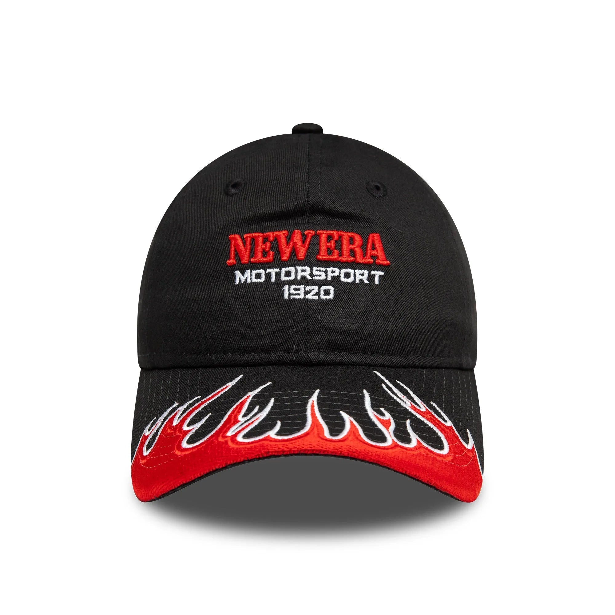NEW ERA 9TWENTY WMNS NEW ERA MOTORSPORT FLAME VISOR BLACK CAP - FAM
