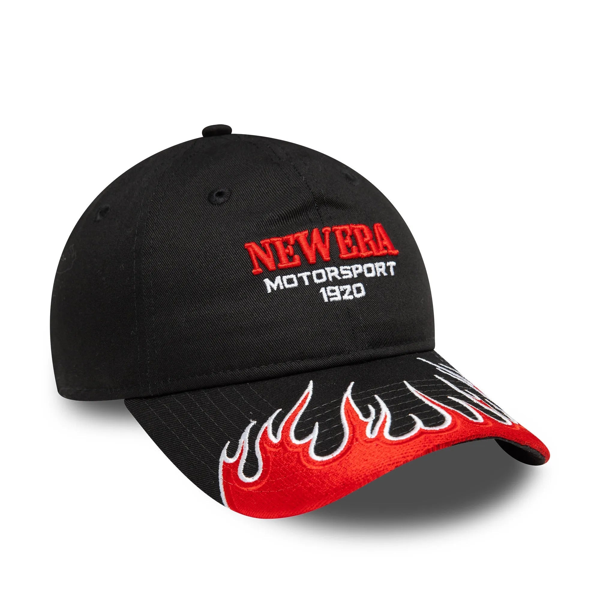 NEW ERA 9TWENTY WMNS NEW ERA MOTORSPORT FLAME VISOR BLACK CAP - FAM