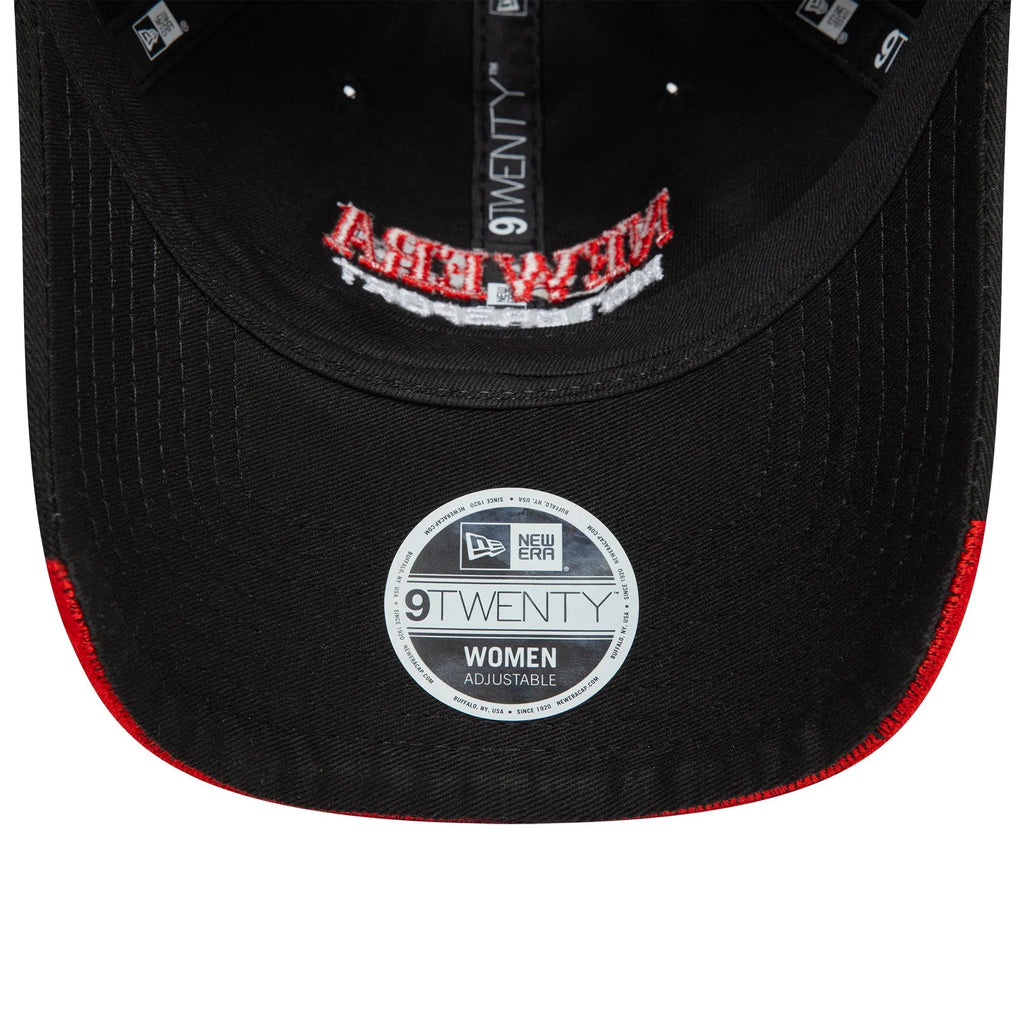 NEW ERA 9TWENTY WMNS NEW ERA MOTORSPORT FLAME VISOR BLACK CAP - FAM