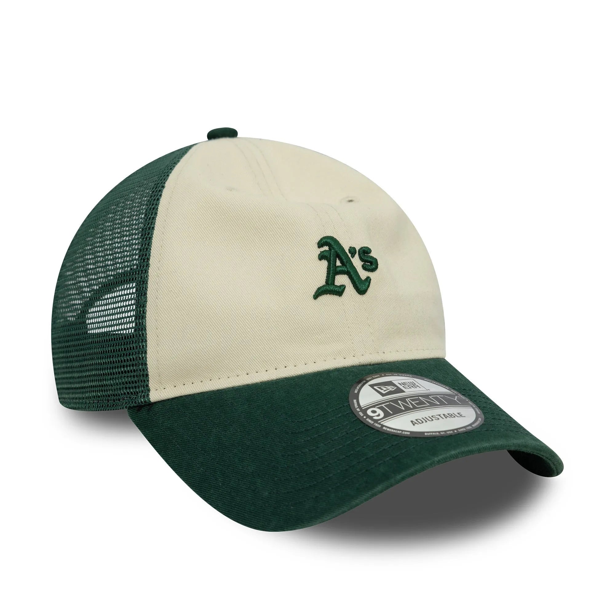 NEW ERA 9TWENTY WMNS TRUCKER MLB OAKLAND ATHLETICS TWO TONE CAP - FAM