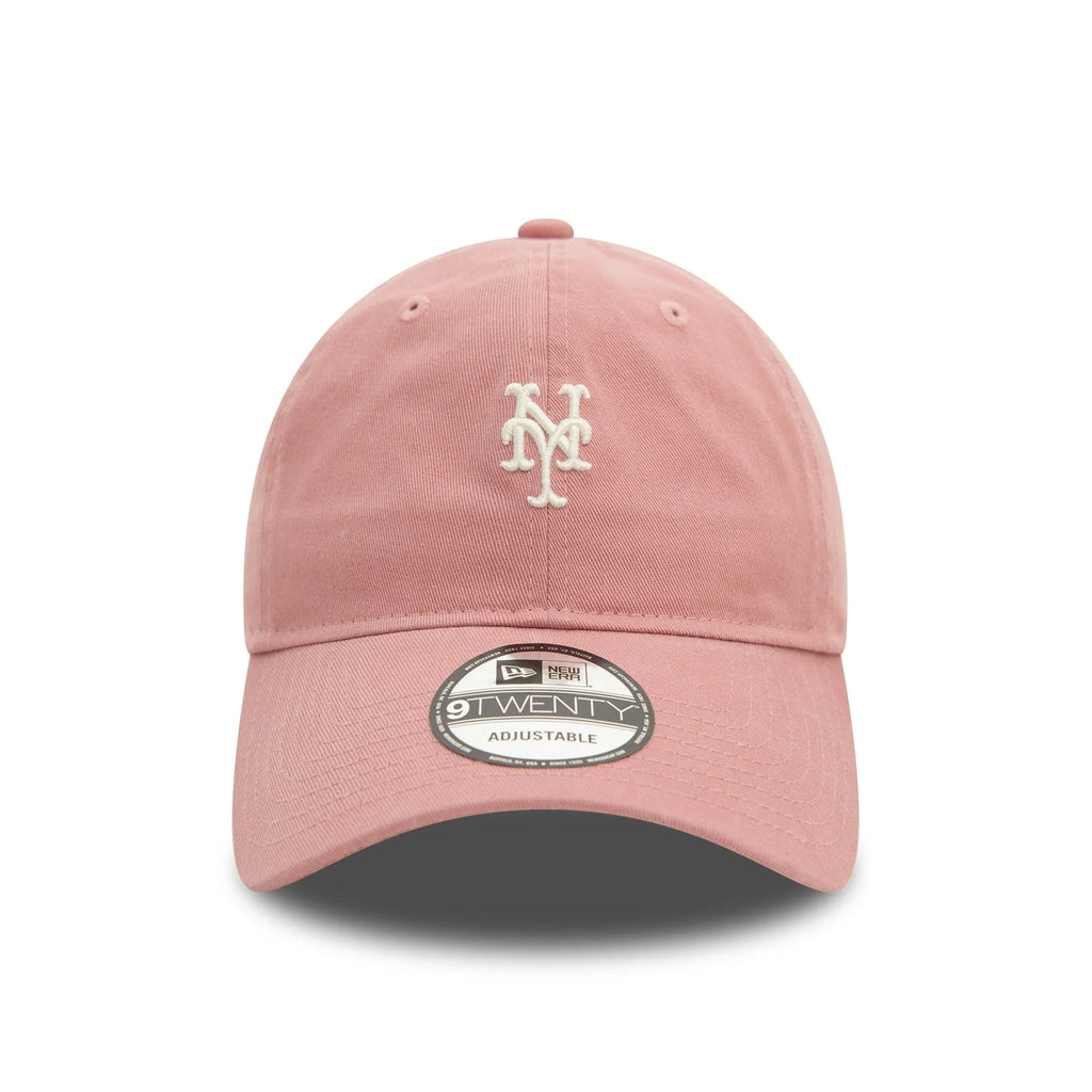 NEW ERA 9TWENTY MLB NEW YORK METS MINI WASHED DARK PINK CAP - FAM