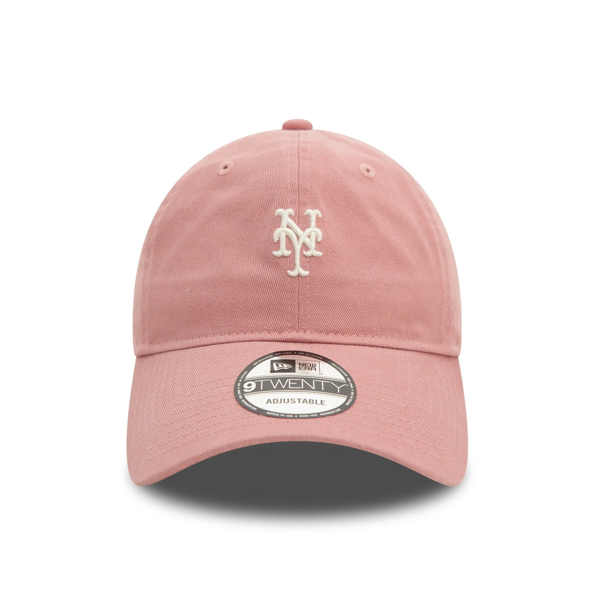 NEW ERA 9TWENTY MLB NEW YORK METS MINI WASHED DARK PINK CAP - FAM