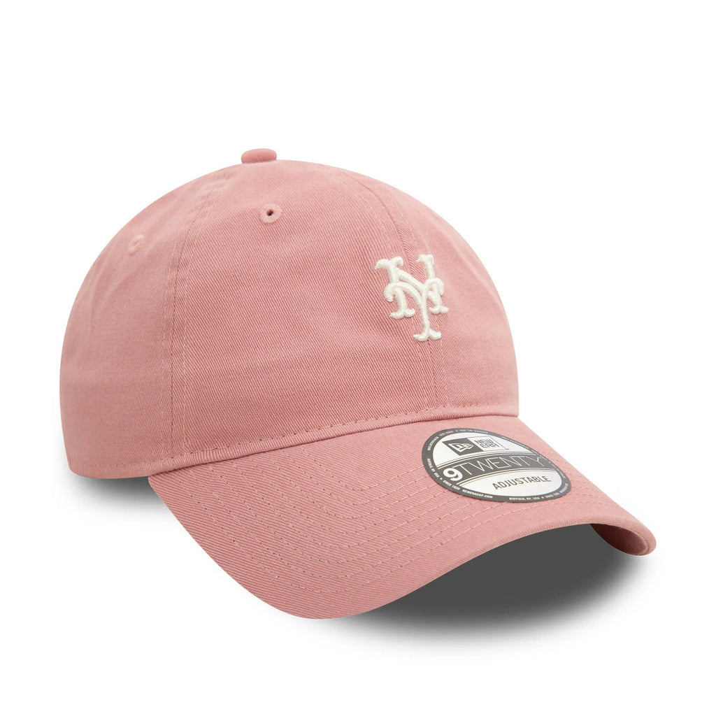 NEW ERA 9TWENTY MLB NEW YORK METS MINI WASHED DARK PINK CAP - FAM