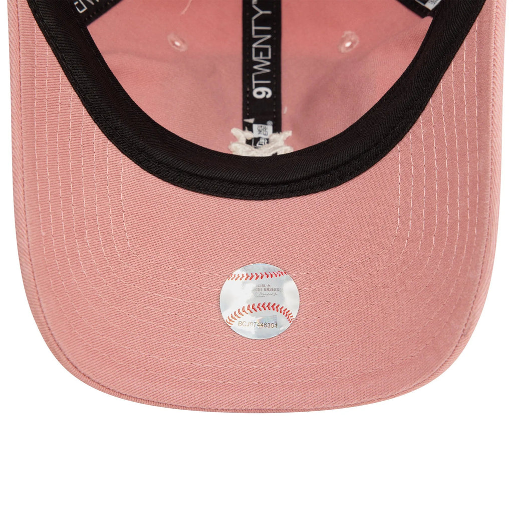NEW ERA 9TWENTY MLB NEW YORK METS MINI WASHED DARK PINK CAP - FAM