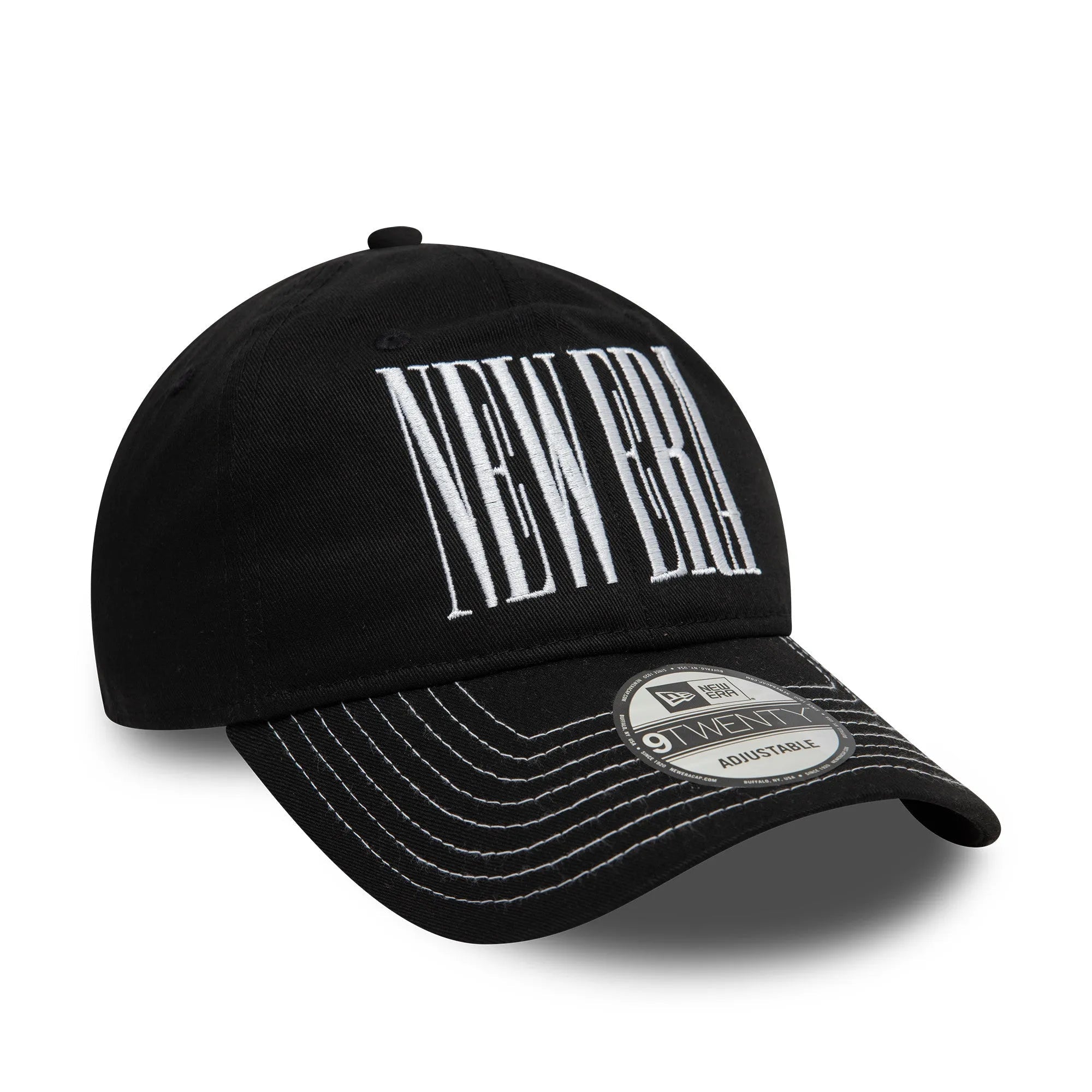 NEW ERA 9TWENTY NEW ERA WORDMARK BLACK CAP - FAM