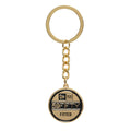 NEW ERA KEY CHAIN GOLD BLACK