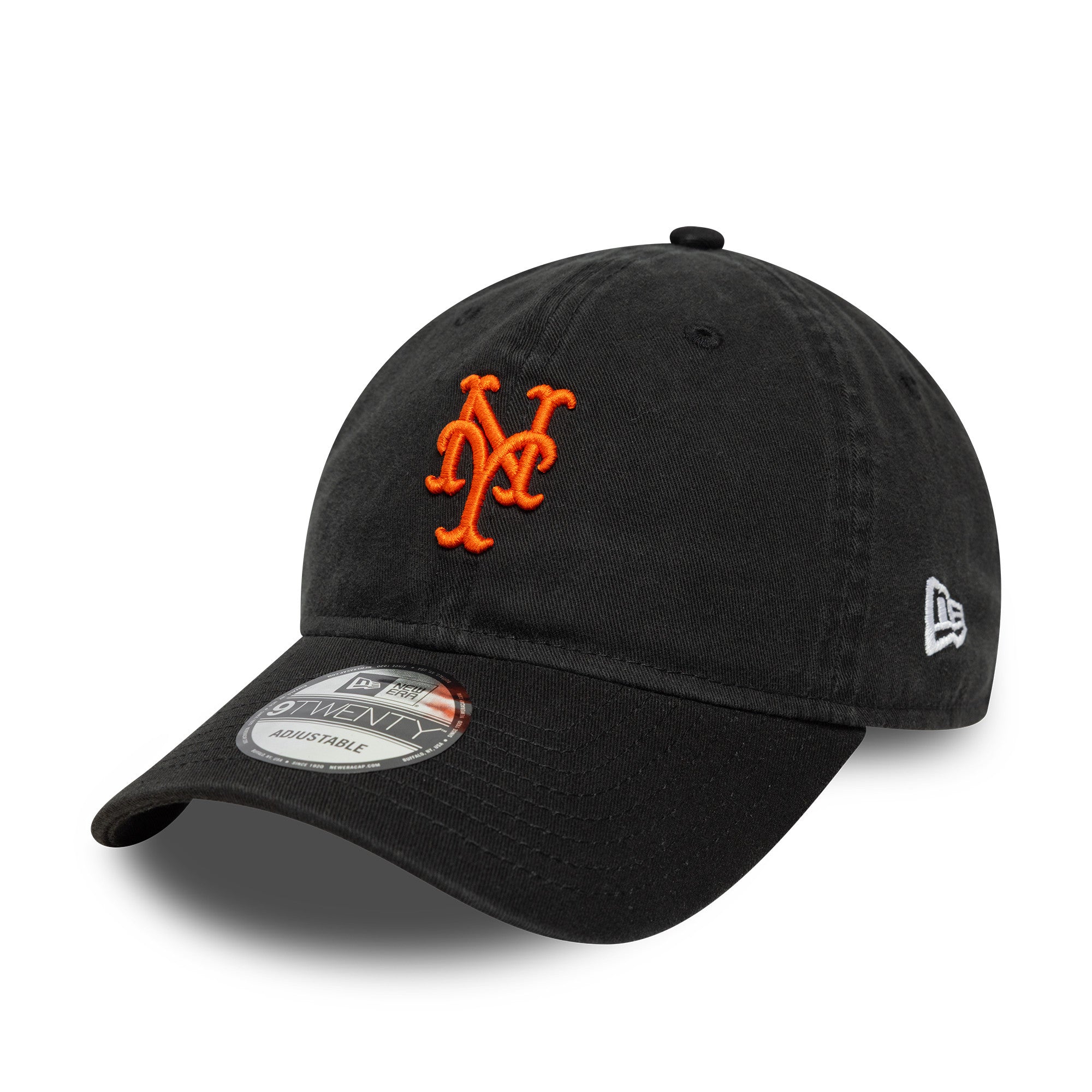 NEW YORK METS MLB WASHED BLACK / NEW ERA 9TWENTY CAP