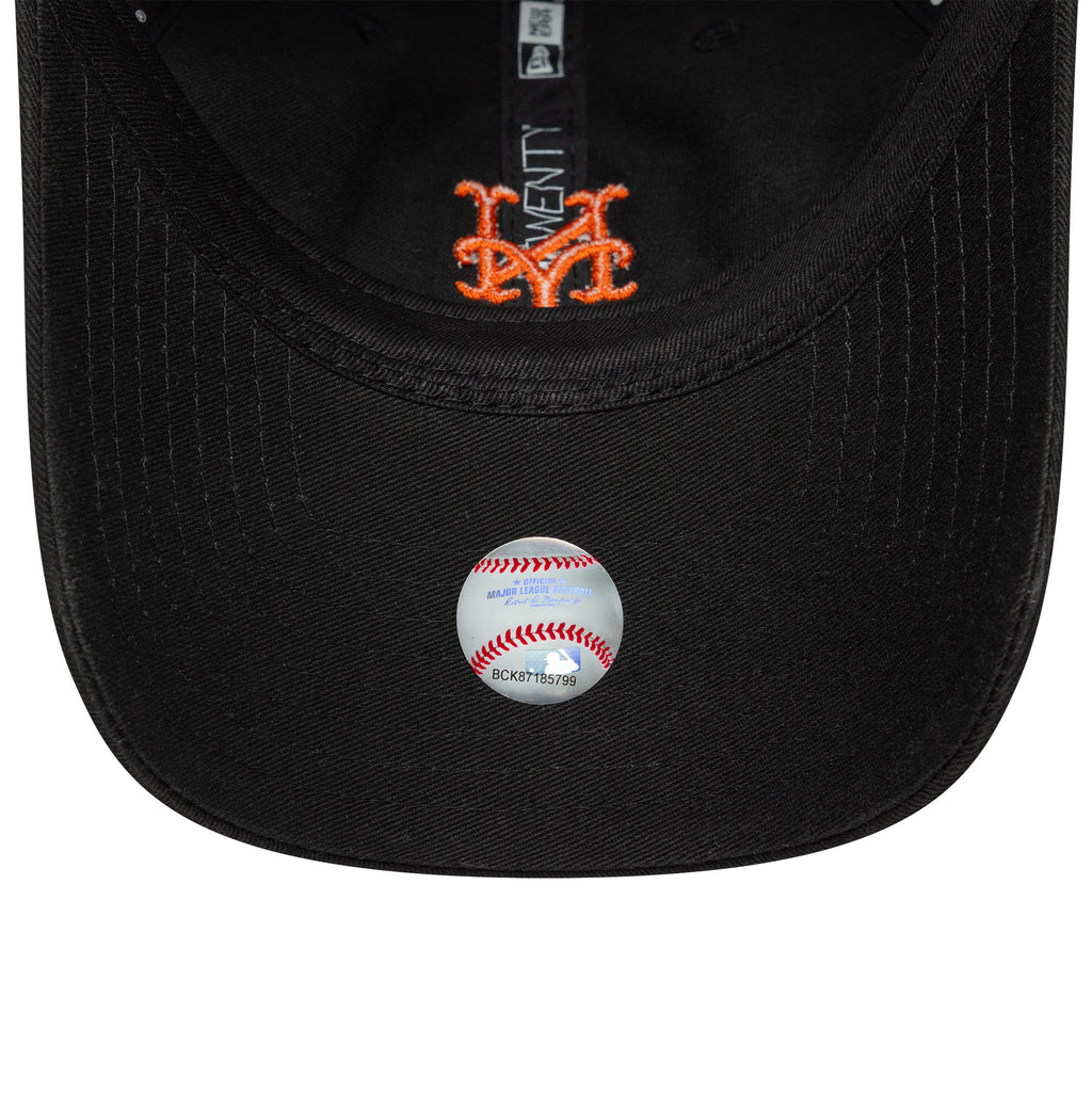 NEW YORK METS MLB WASHED BLACK / NEW ERA 9TWENTY CAP