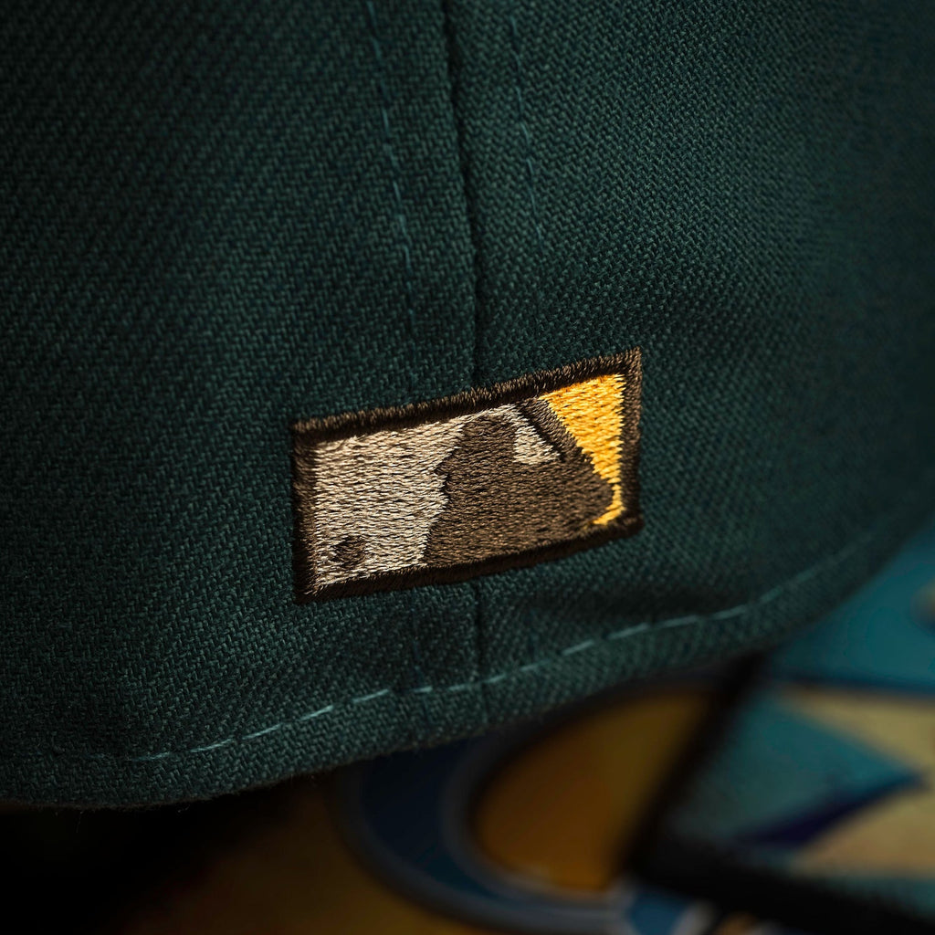 NEW YORK METS MLB GREEN WALNUT TWO TONE ORANGE UV / NEW ERA 59FIFTY CAP
