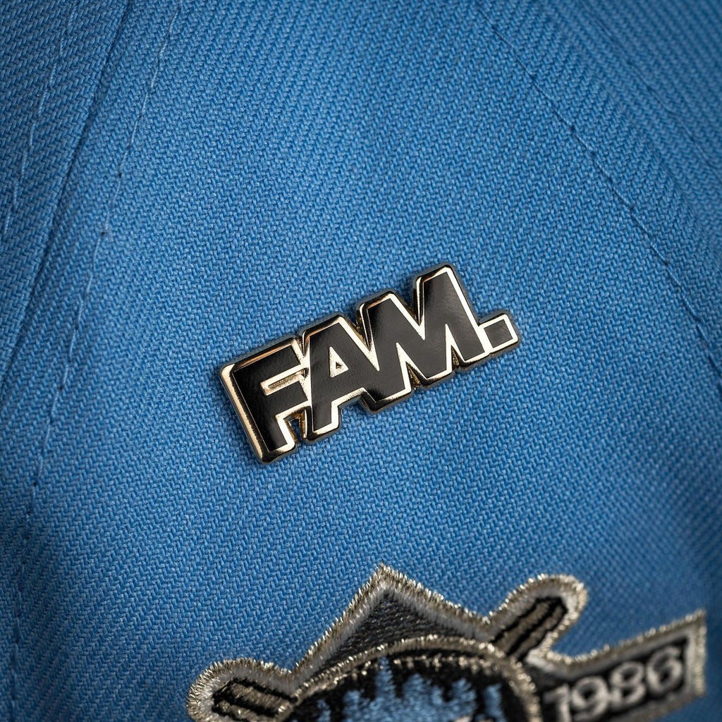 NEW YORK METS MLB SKY BLUE BLACK TWO TONE GREY UV / NEW ERA 9FORTY A-FRAME