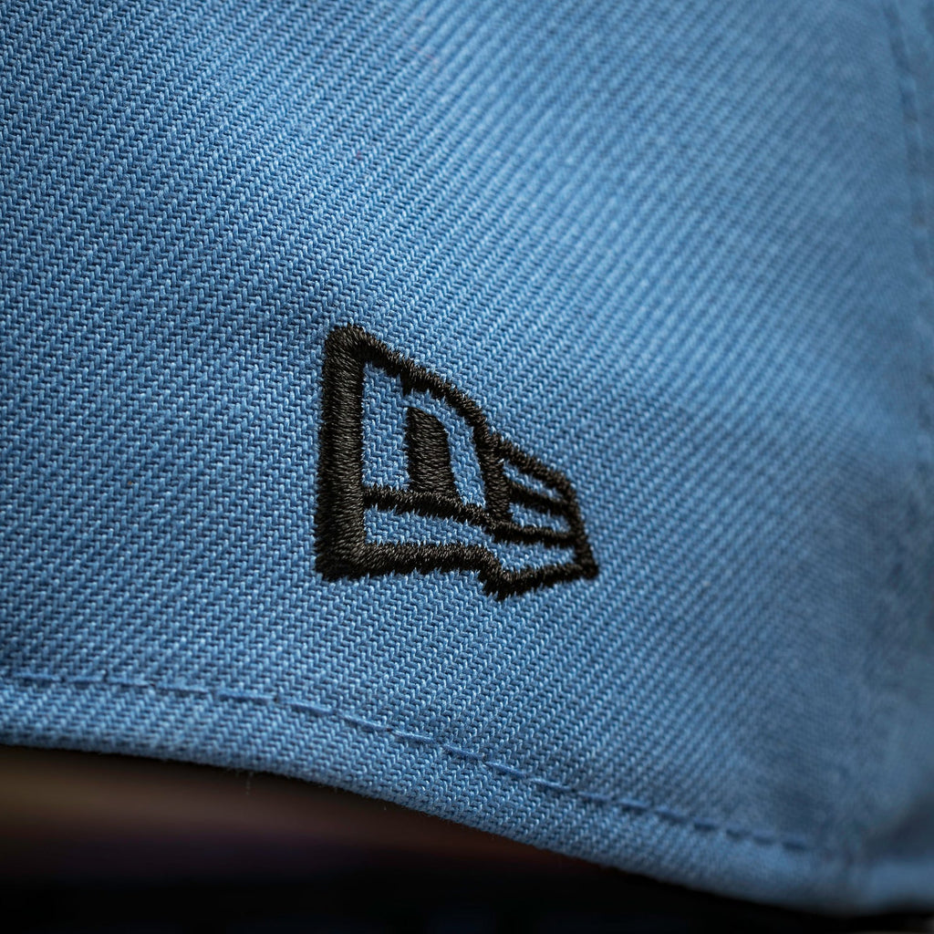 NEW YORK METS MLB SKY BLUE BLACK TWO TONE GREY UV / NEW ERA 9FORTY A-FRAME