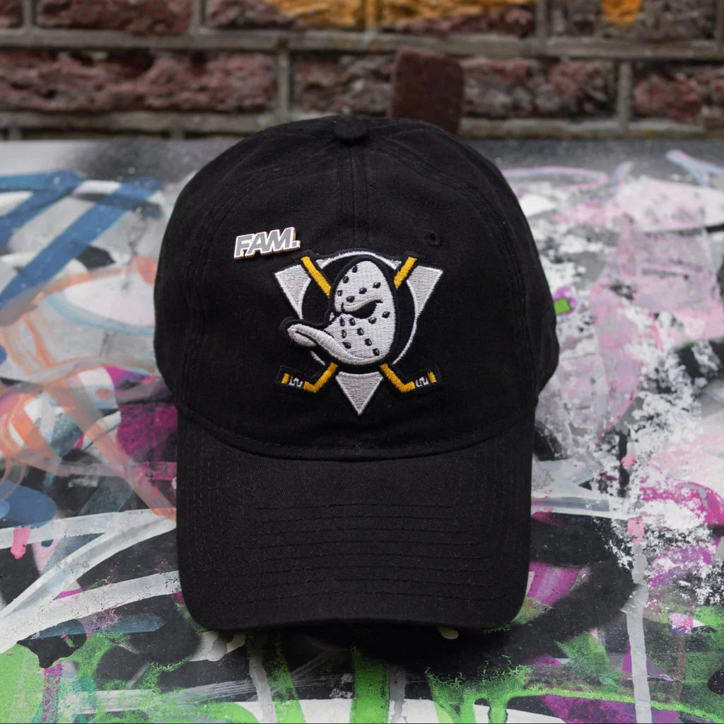 NEW ERA 9TWENTY NHL ANAHEIM DUCKS BLACK / GRAY UV CAP