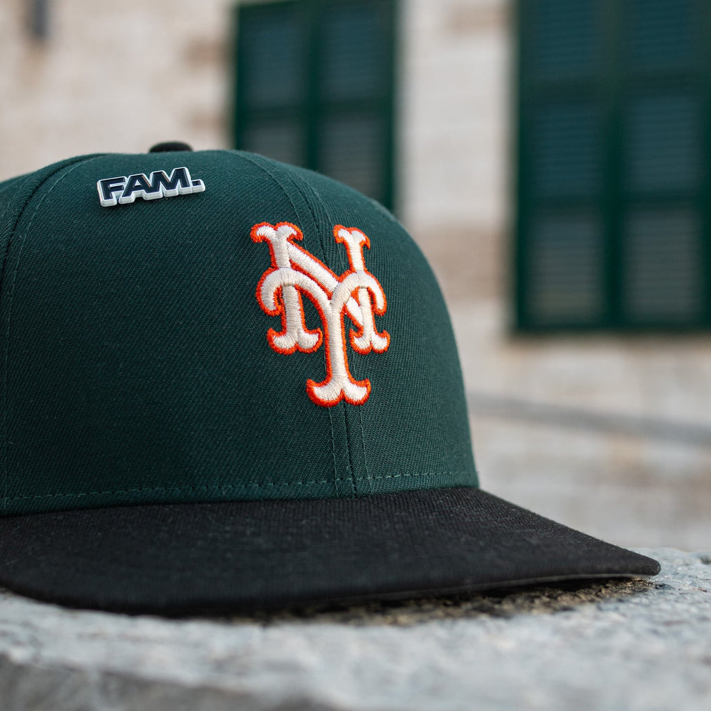 NEW YORK METS MLB GREEN GRAY TWO TONE UV / NEW ERA 59FIFTY FITTED CAP