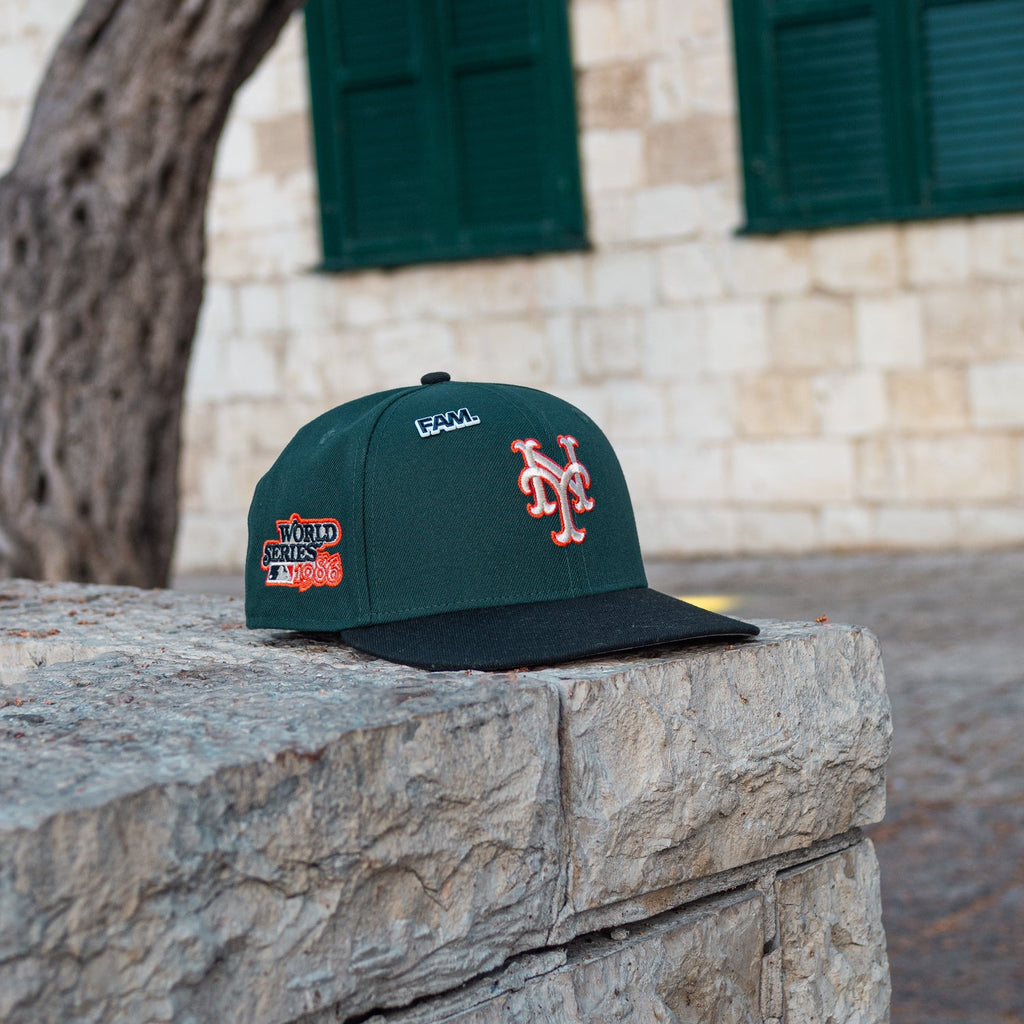 NEW YORK METS MLB GREEN GRAY TWO TONE UV / NEW ERA 59FIFTY FITTED CAP