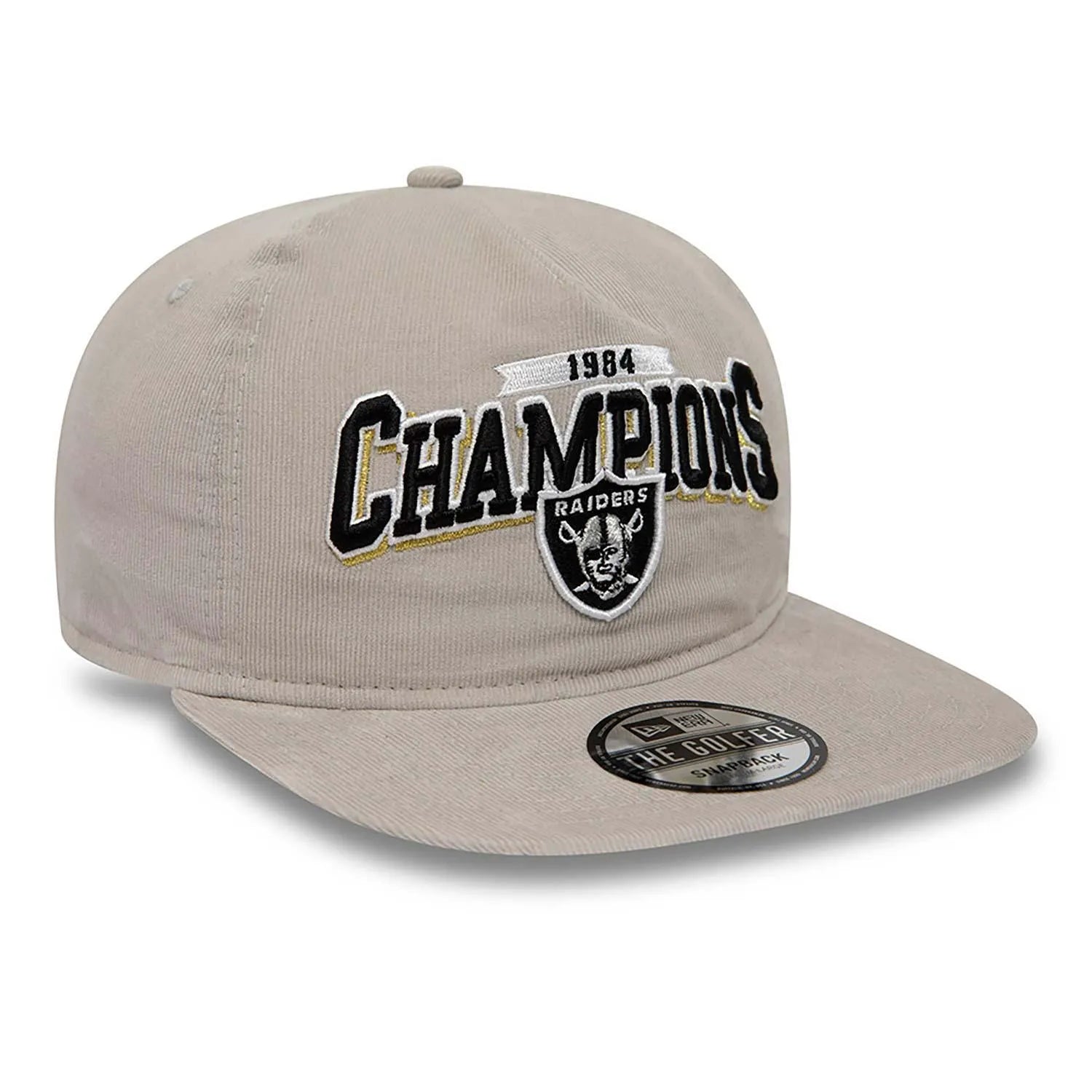 NEW ERA LEAGUE CHAMPIONS GOLFER LAS VEGAS RAIDERS CAP - FAM